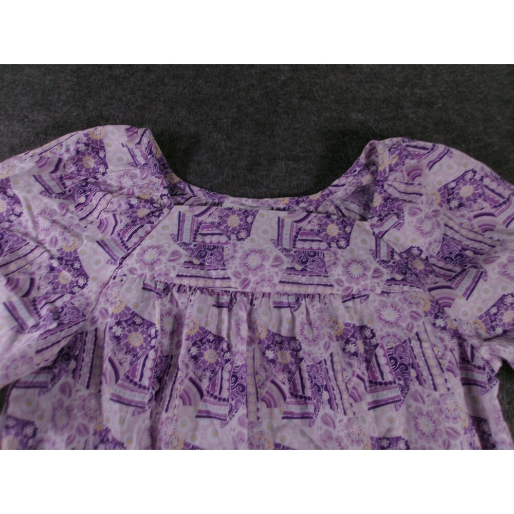 CW Classics Dress Women Medium Purple Summer Costal Causal Flowy Long Boho - Picture 2 of 12